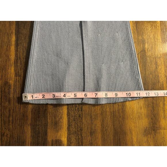 Abercrombie & Fitch Light Gray Flare Pants - Picture 9 of 9